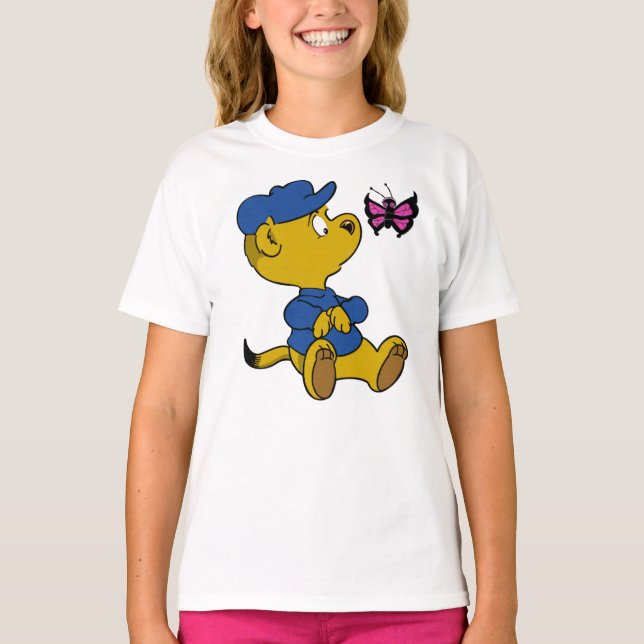 Ferald's Butterfly Pink T-Shirt (Front)