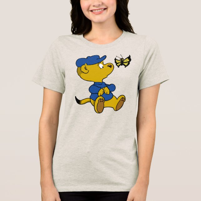 Ferald's Butterfly Yellow Tri-Blend Shirt (Front)