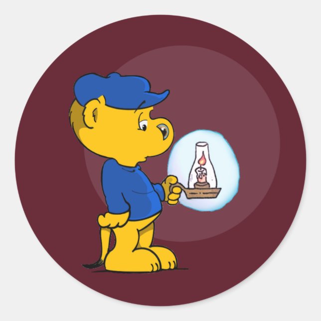 Ferald's Candle Light Classic Round Sticker (Front)