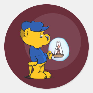 Ferald's Candle Light Classic Round Sticker