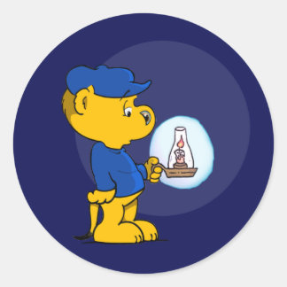 Ferald's Candle Light Classic Round Sticker