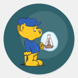 Ferald's Candle Light Classic Round Sticker