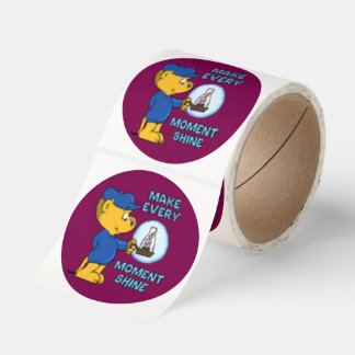Ferald's Candle Light Classic Round Sticker