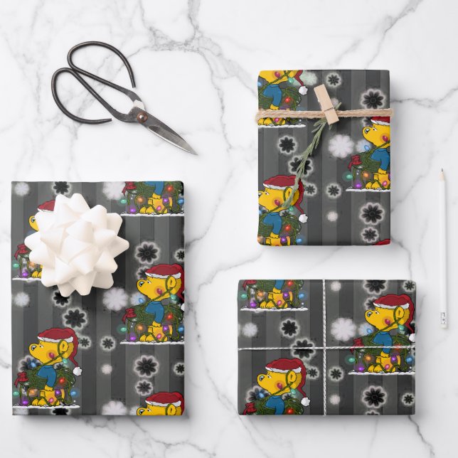Ferald's Christmas Wrapping Paper Sheets (Front)
