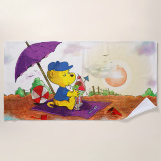 Ferald's Ice Cream Beach Delight  Towel