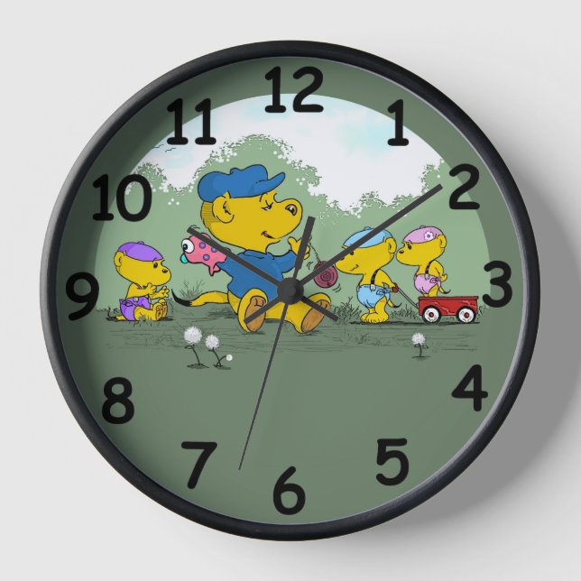 Ferald's Little Cousins Clock (Front)