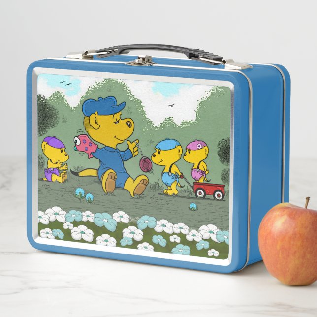 Ferald's Little Cousins Metal Lunch Box (In Situ)