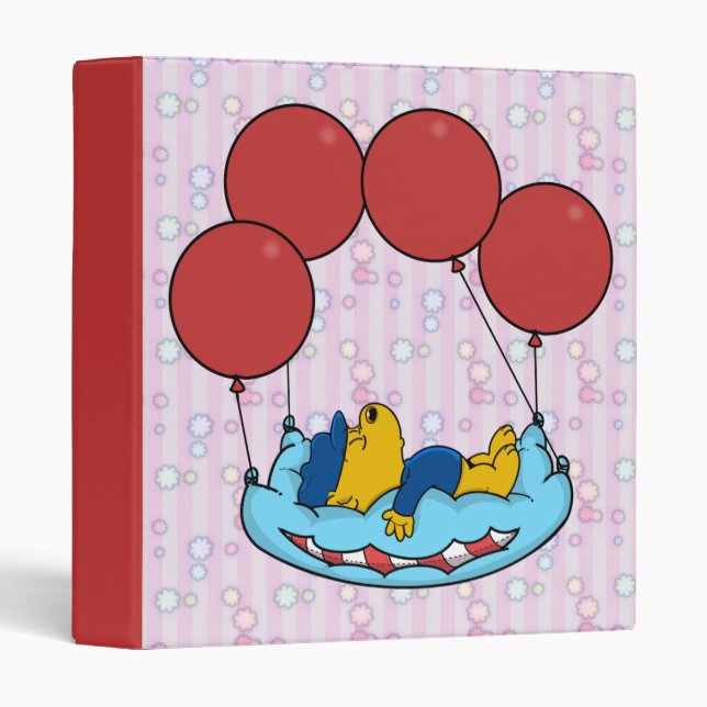 Ferald's Pillow Balloons 3 Ring Binder (Front/Spine)