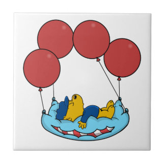 Ferald's Pillow Balloons Ceramic Tile