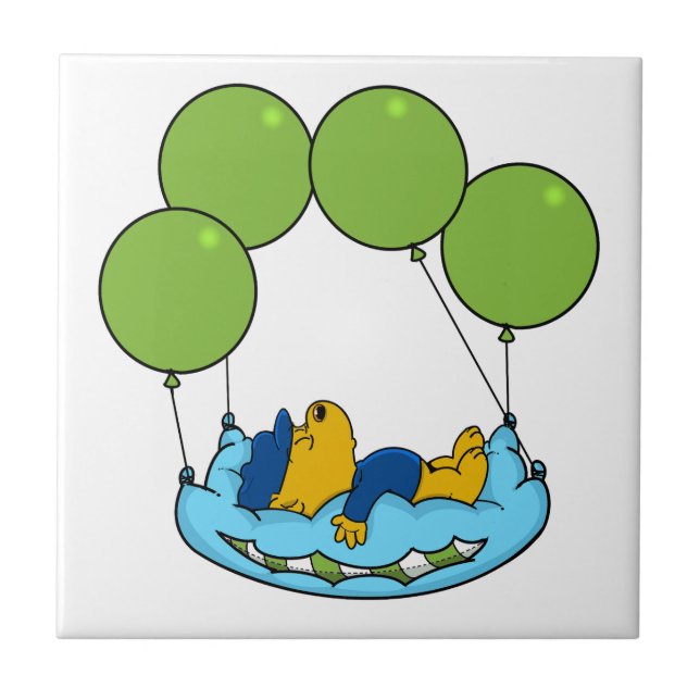 Ferald's Pillow Balloons Ceramic Tile (Front)