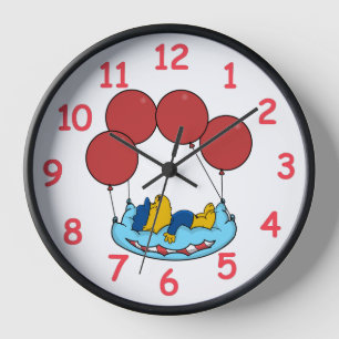 Ferald's Pillow Balloons Clock