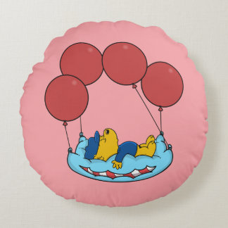 Ferald's Pillow Balloons Round Pillow
