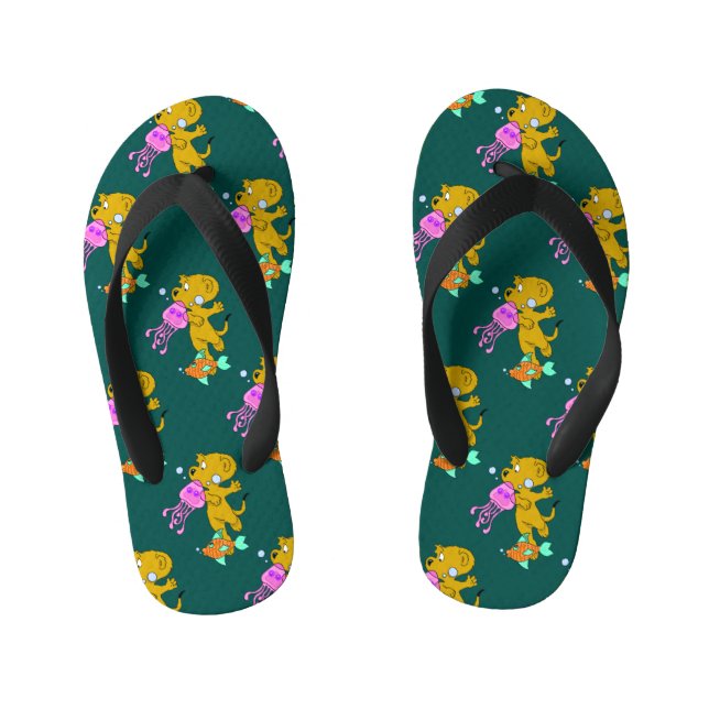 Ferald's Swim Kid's Flip Flops (Footbed)