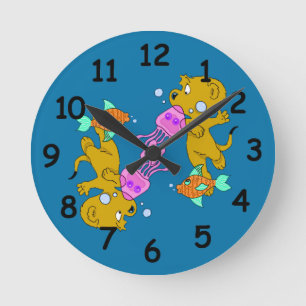 Ferald's Swim Round Clock