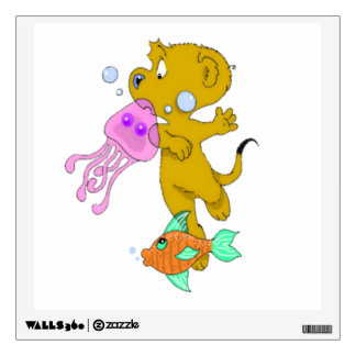 Ferald's Swim Wall Decal