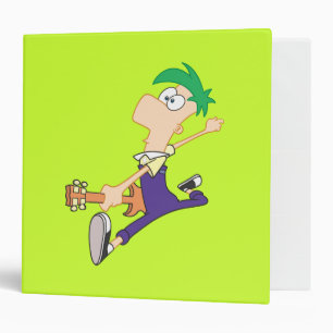 Ferb Rocking Out with Guitar 3 Ring Binder