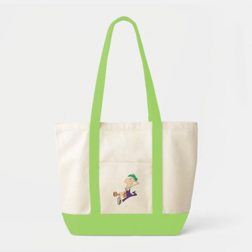 Ferb Rocking Out with Guitar Tote Bag