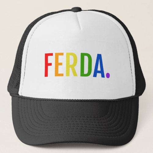 FERDA hockey letterkenny gay design Trucker Hat