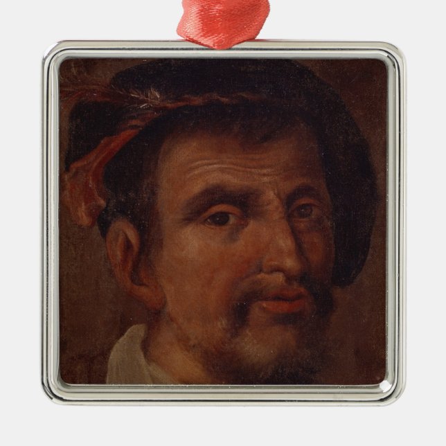 Ferdinand Columbus Metal Ornament (Front)