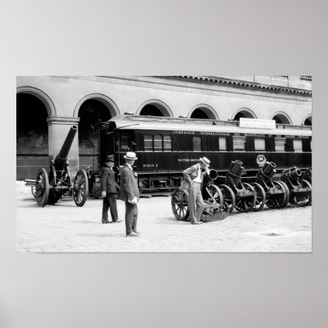 Ferdinand Foch Railroad Car - WWI Armistice Poster (Front)