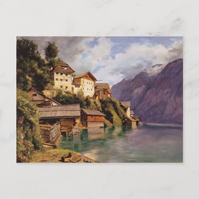 Ferdinand Georg Waldmüller: Hallstatt Postcard (Front)