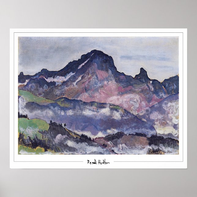 Ferdinand Hodler Zedign Art Poster #185 (Front)