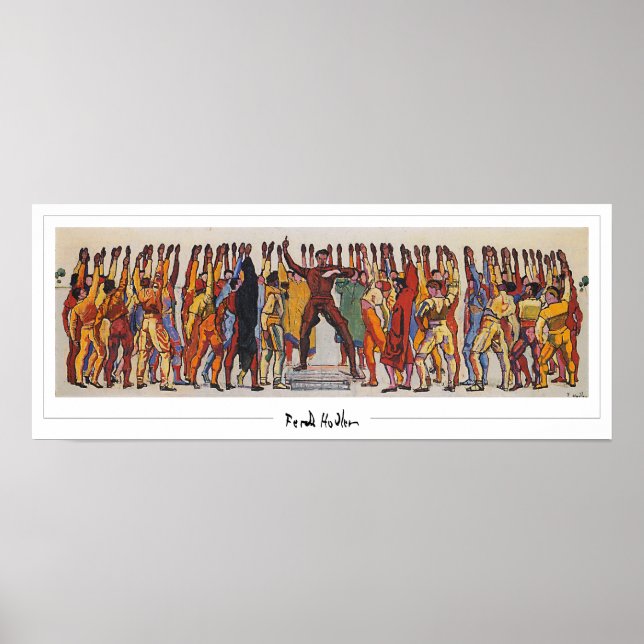 Ferdinand Hodler Zedign Art Poster #263 (Front)