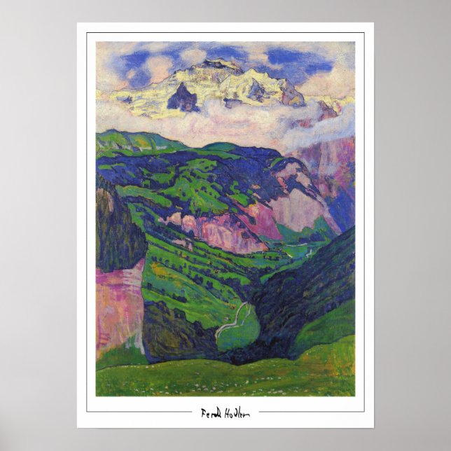 Ferdinand Hodler Zedign Art Poster #89 (Front)