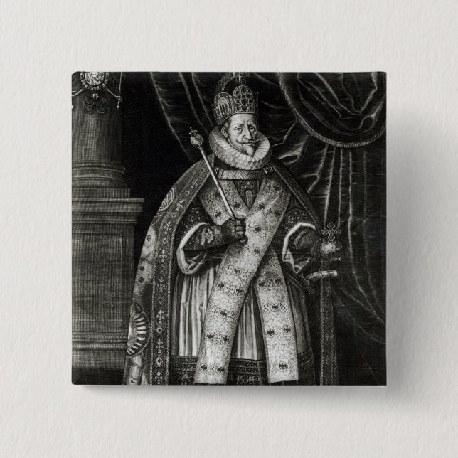 Ferdinand II  1622 Pinback Button (Front)