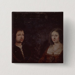 Ferdinand II of Aragon and Isabella I of Castile Pinback Button