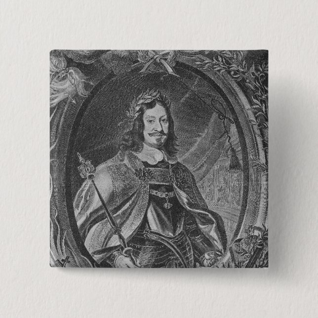 Ferdinand III, Holy Roman Emperor Button (Front)