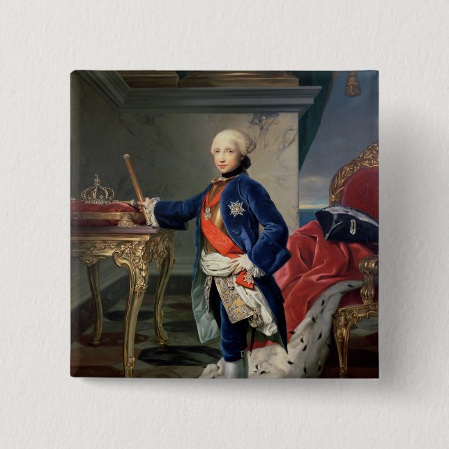 Ferdinand IV, King of Naples Button (Front)
