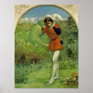 Ferdinand Lured by Ariel Millais Fine Art Poster