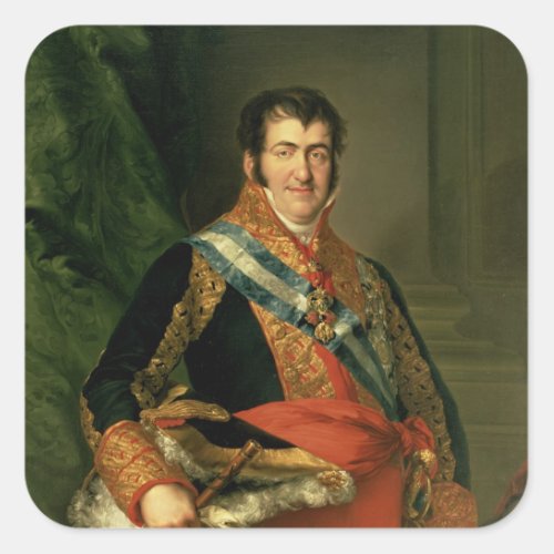 Ferdinand VII  1808_11 Square Sticker