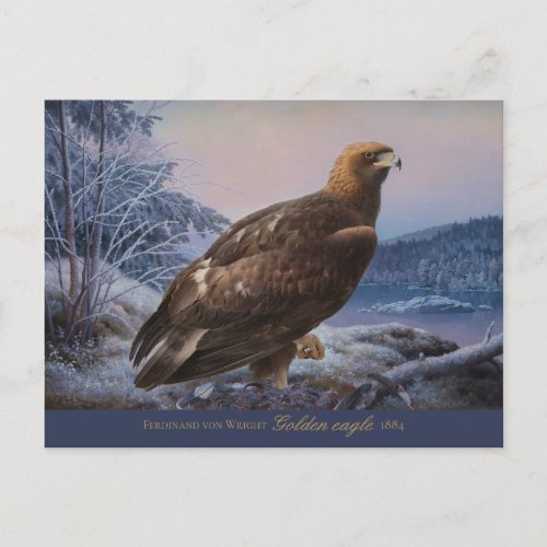 Ferdinand von Wright Golden eagle 1884 CC0314 Postcard
