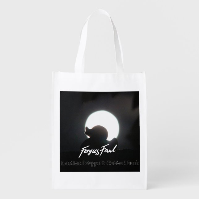 FergusFowl ES(R)D Plus Reusable Grocery Bag (Front)