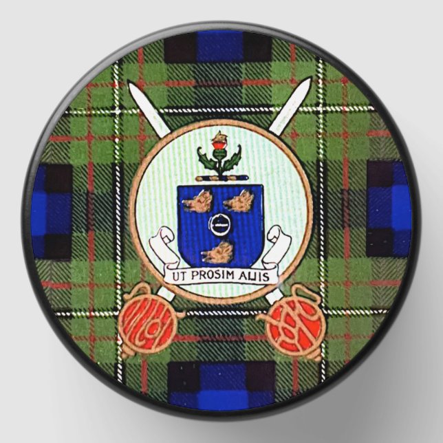 Ferguson clan crest small Soy Wax Candle Favor  Mini Candle Favors (Front)