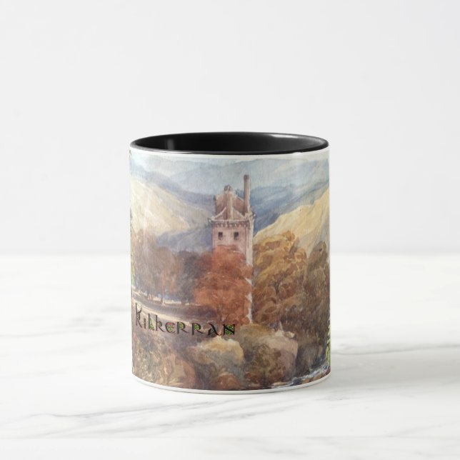 Ferguson Clan Old Kilkerran Castle Mug (Center)