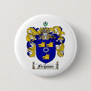FERGUSON FAMILY CREST - FERGUSON COAT OF ARMS BUTTON