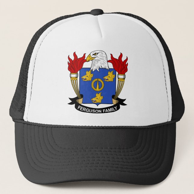 Ferguson Family Crest Trucker Hat (Front)