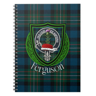 Ferguson Scottish Clan Tartan & Crest Notebook