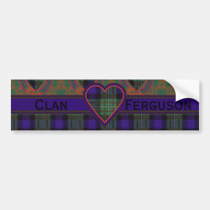 Ferguson Scottish Tartan Bumper Sticker