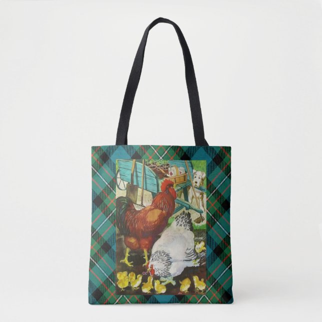 Ferguson Tartan plaid tote (Front)