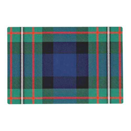 Ferguson tartan reversible placemats