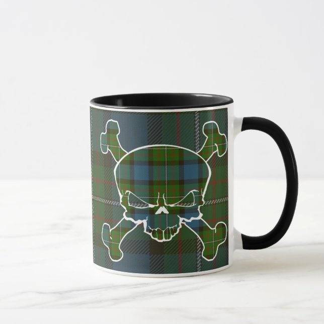 Ferguson Tartan Skull No Banner Mug (Right)