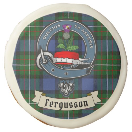 Fergusson  Clan Badge  Tartan Sugar Cookie