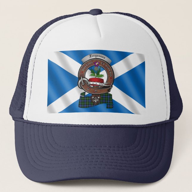 Fergusson Clan Badge Trucker Hat (Front)