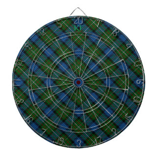 Fergusson Official Tartan with monogram / initials Dart Board