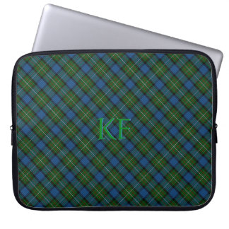 Fergusson Official Tartan with monogram / name Laptop Sleeve