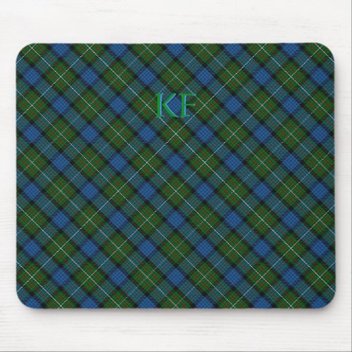 Fergusson Official Tartan with monogram / name Mouse Pad